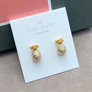 Kate Spade Gold Pineapple Earrings